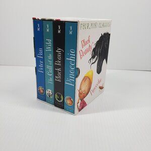 Mini Classic Lot 4 Miles Kelly Black Beauty Peter Pan Pinocchio Call Of The Wild